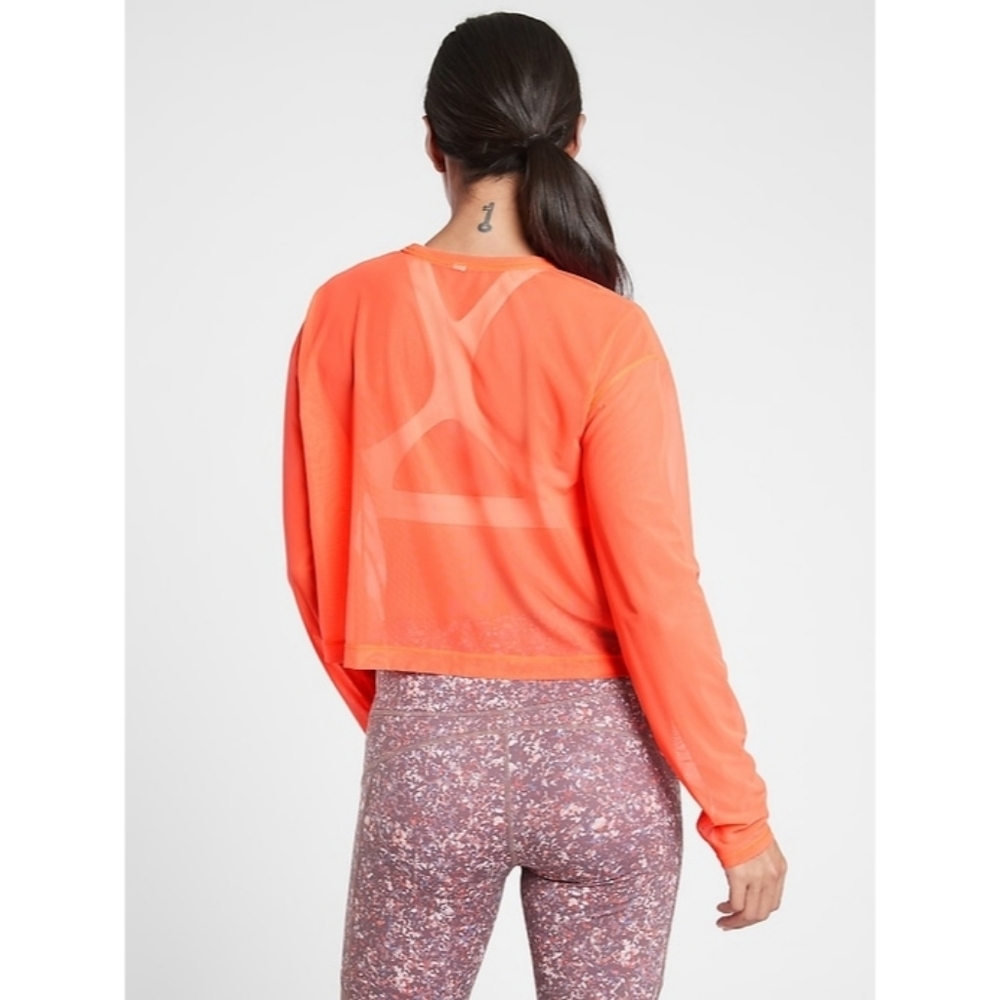 Athleta Circuit Mesh Crop Top - Picture 8 of 8